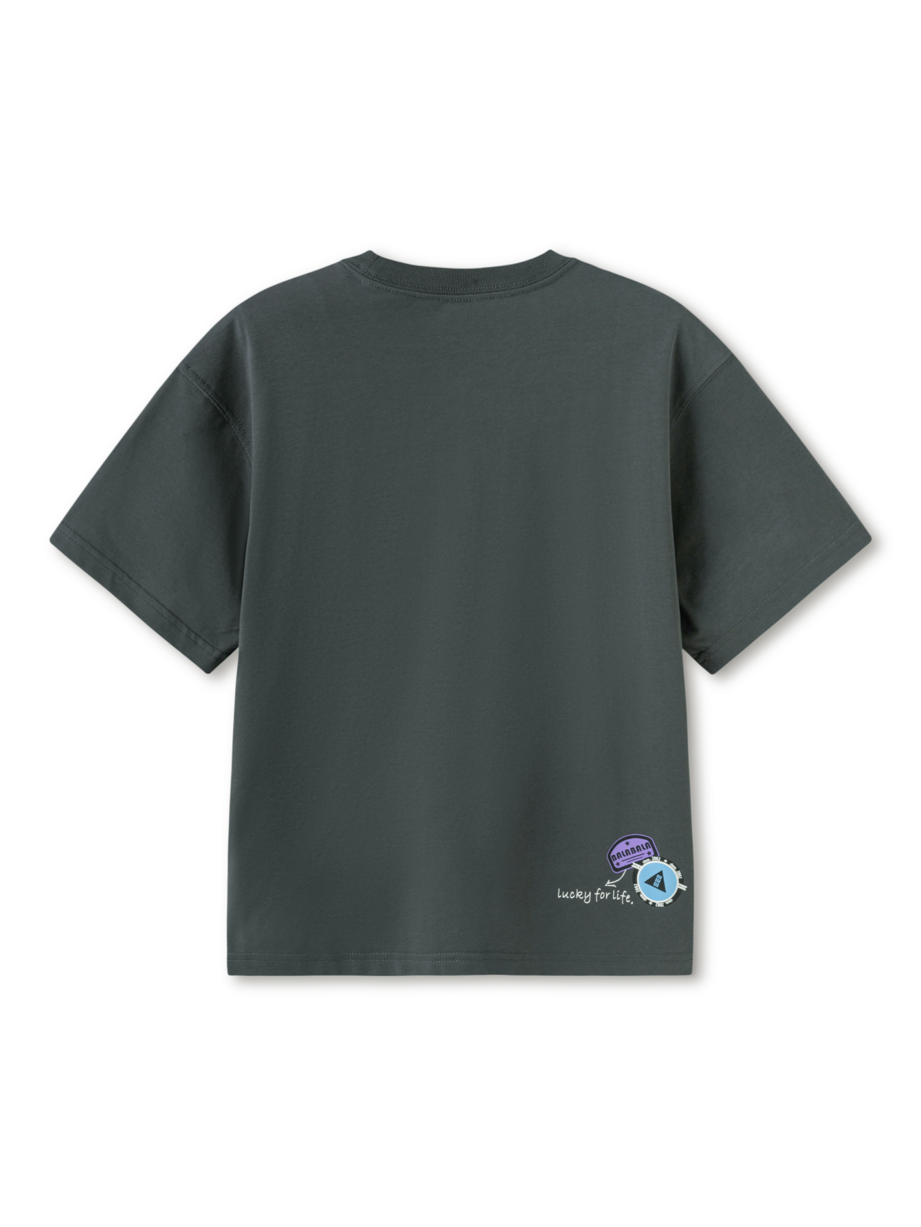 Balabala Boys Graphic T-Shirt Dark Gray