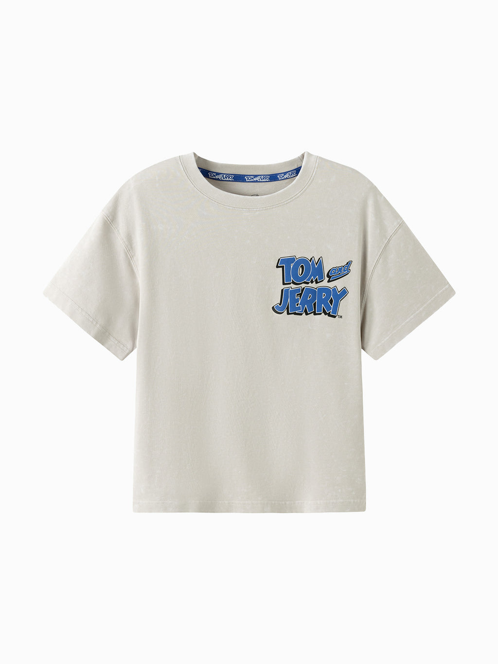 Balabala Boys Tom and Jerry Graphic T Shirt Gray,Coffee,Blue