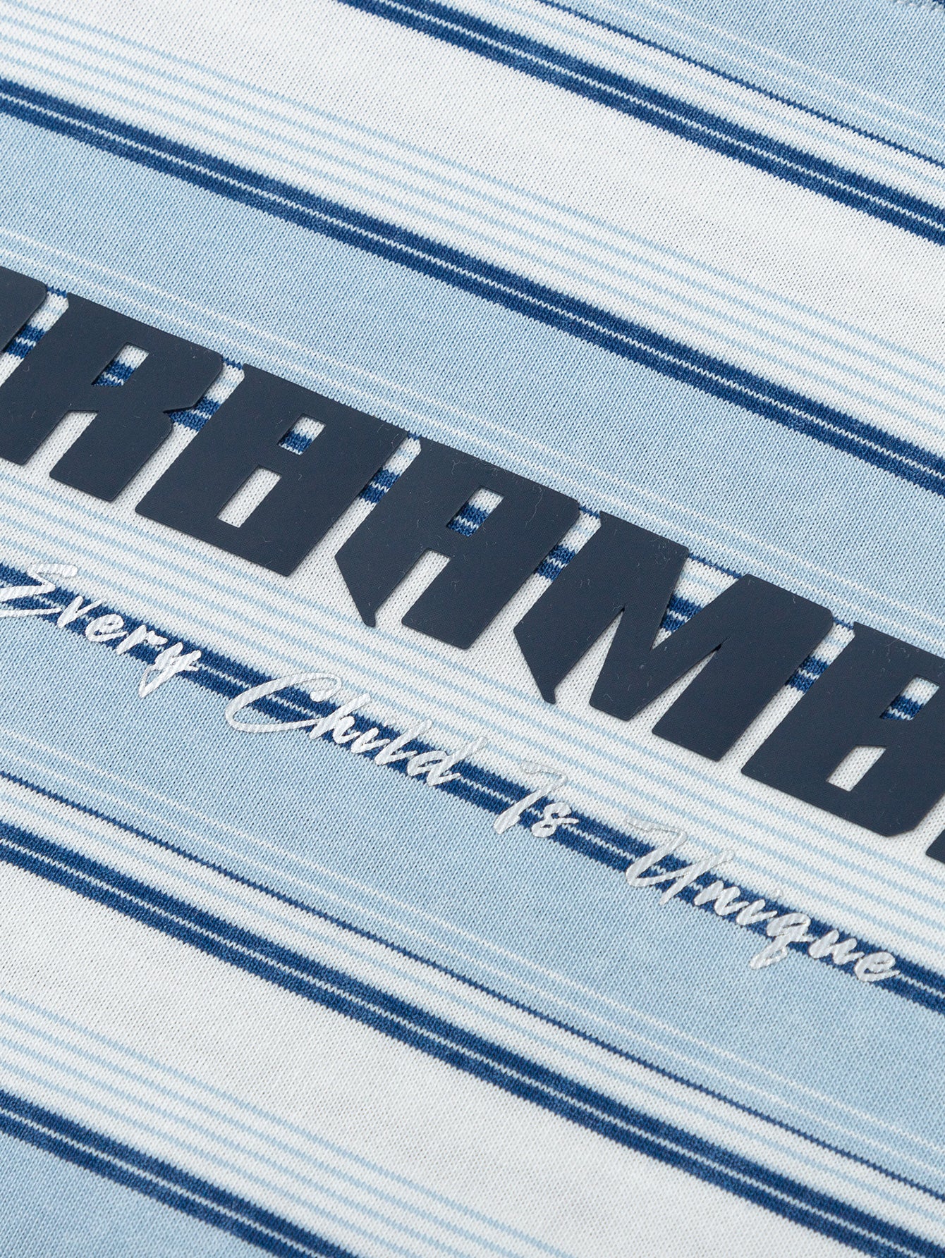 Balabala Boys Striped T-Shirt White Blue