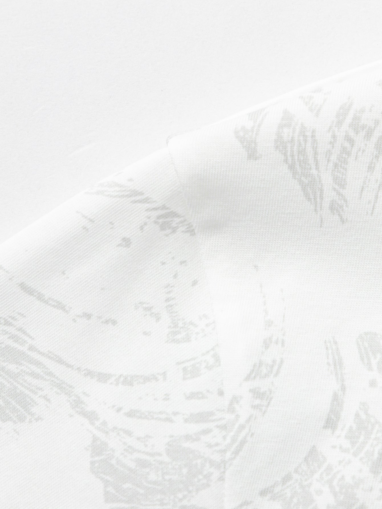 Balabala Boys Print T-Shirt White Gray,White