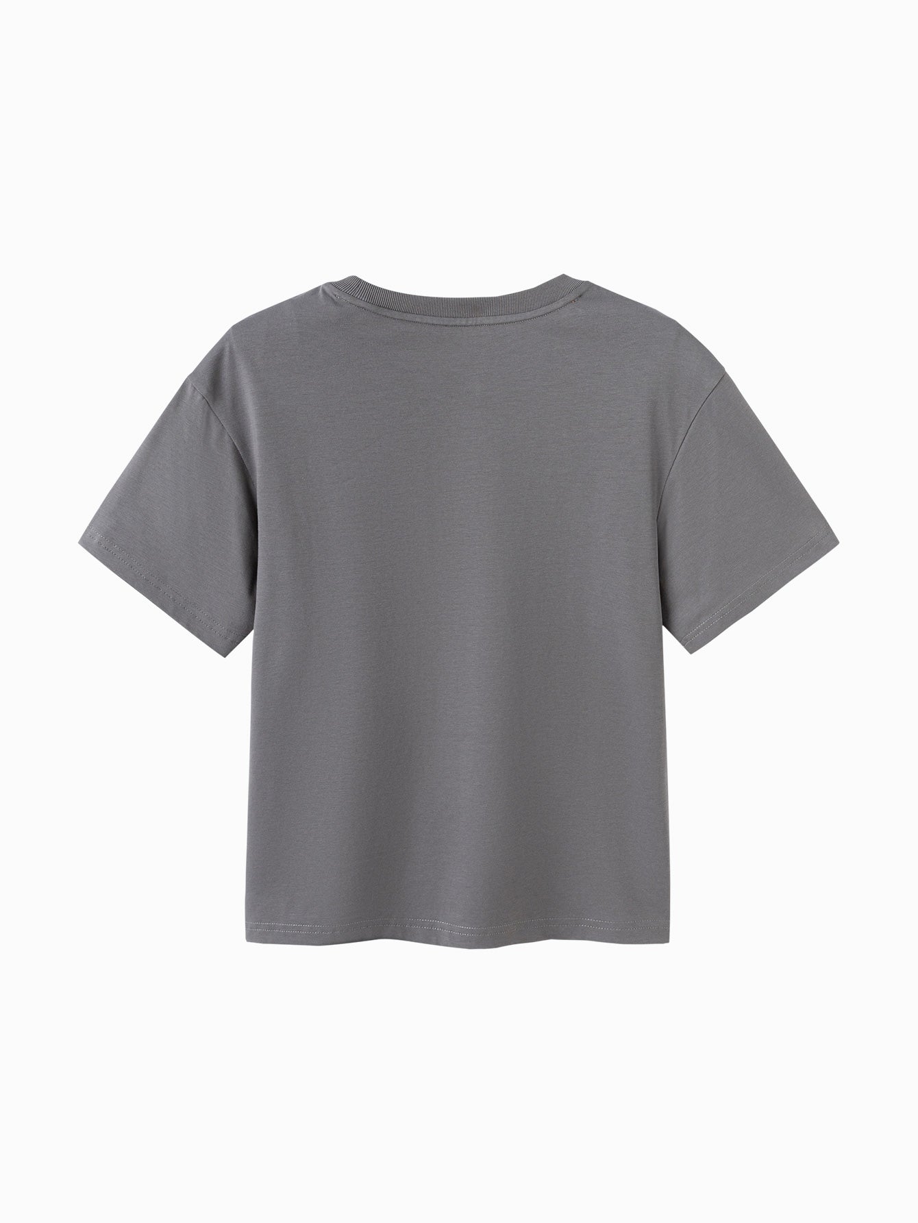 Balabala Boys Print T-Shirt White Gray,White