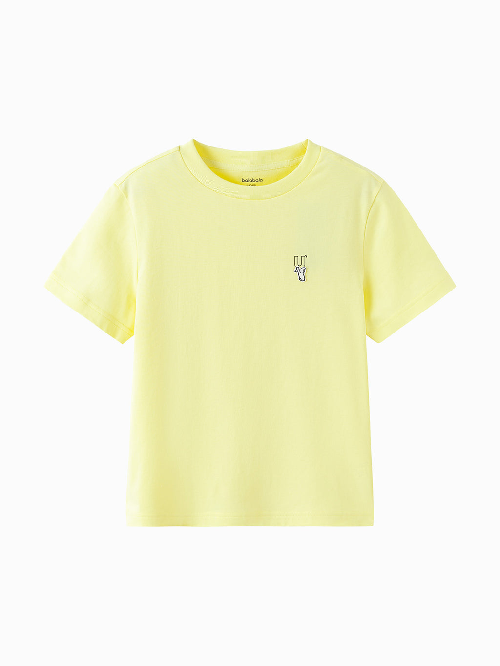 Balabala Boys Mini Logo T-Shirt White,Rose Red,Light Yellow