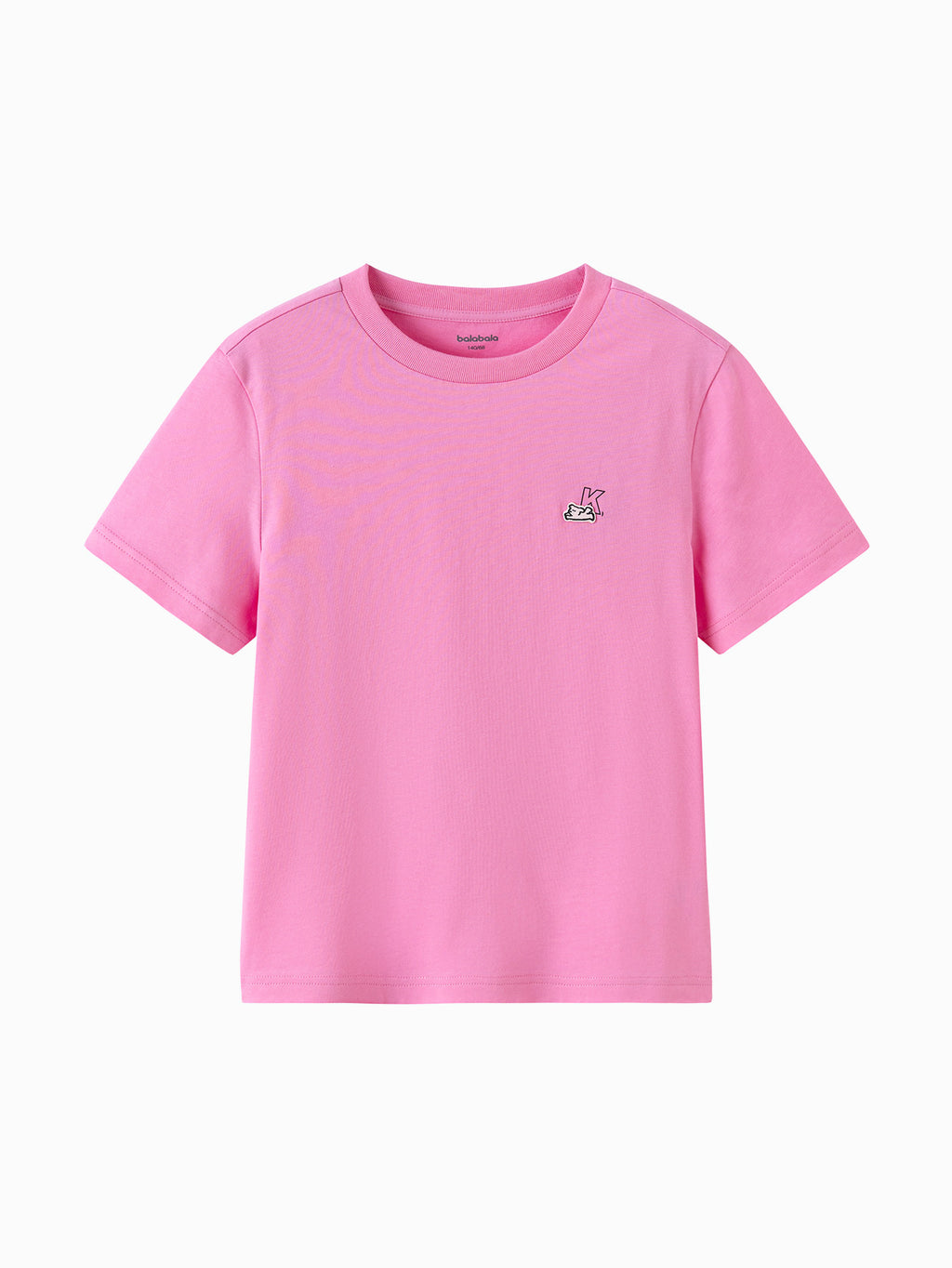 Balabala Boys Mini Logo T-Shirt White,Rose Red,Light Yellow
