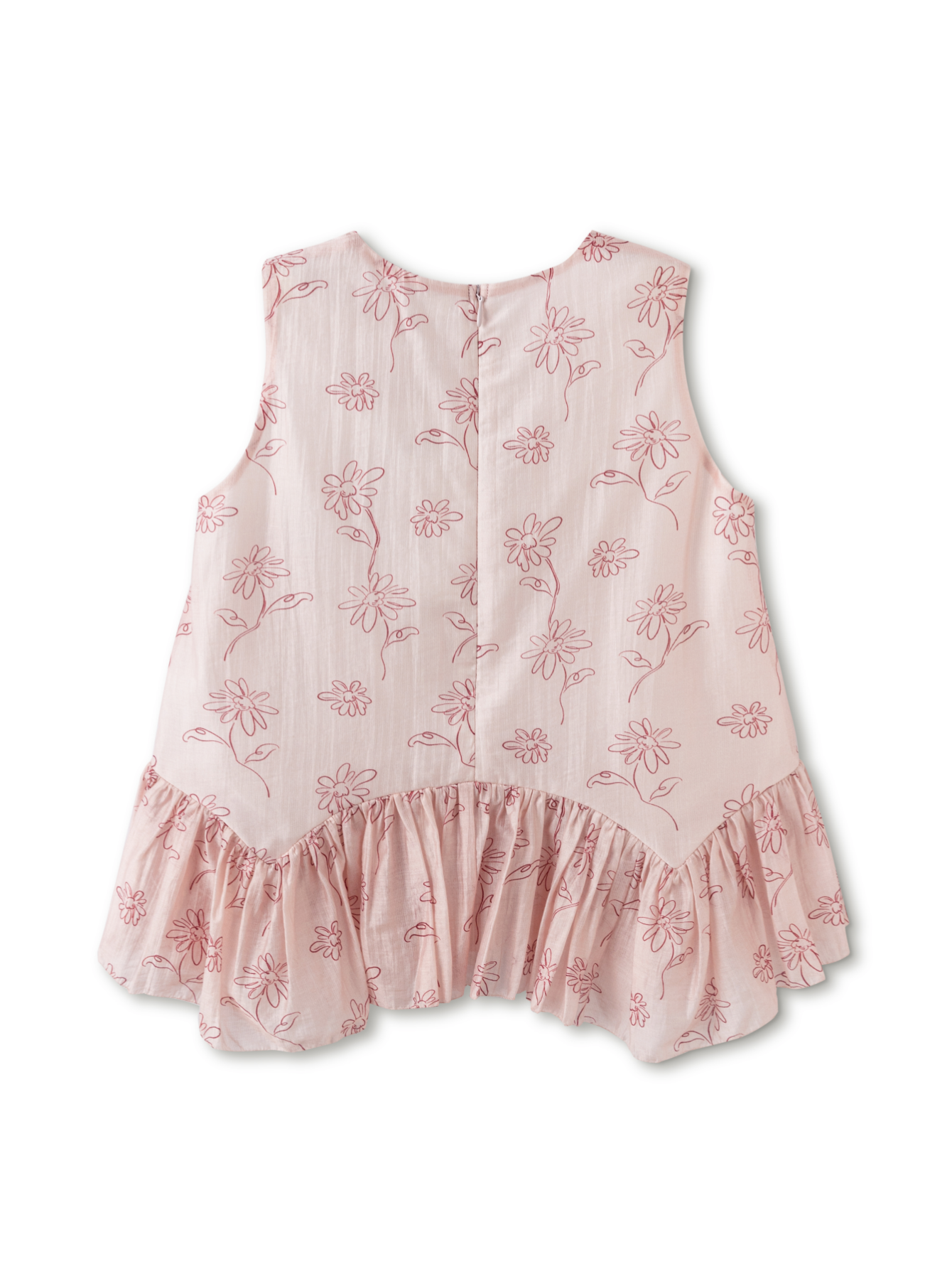 Balabala Girls Ruffle Dress White,Red