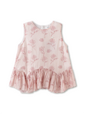 Balabala Girls Ruffle Dress White,Red