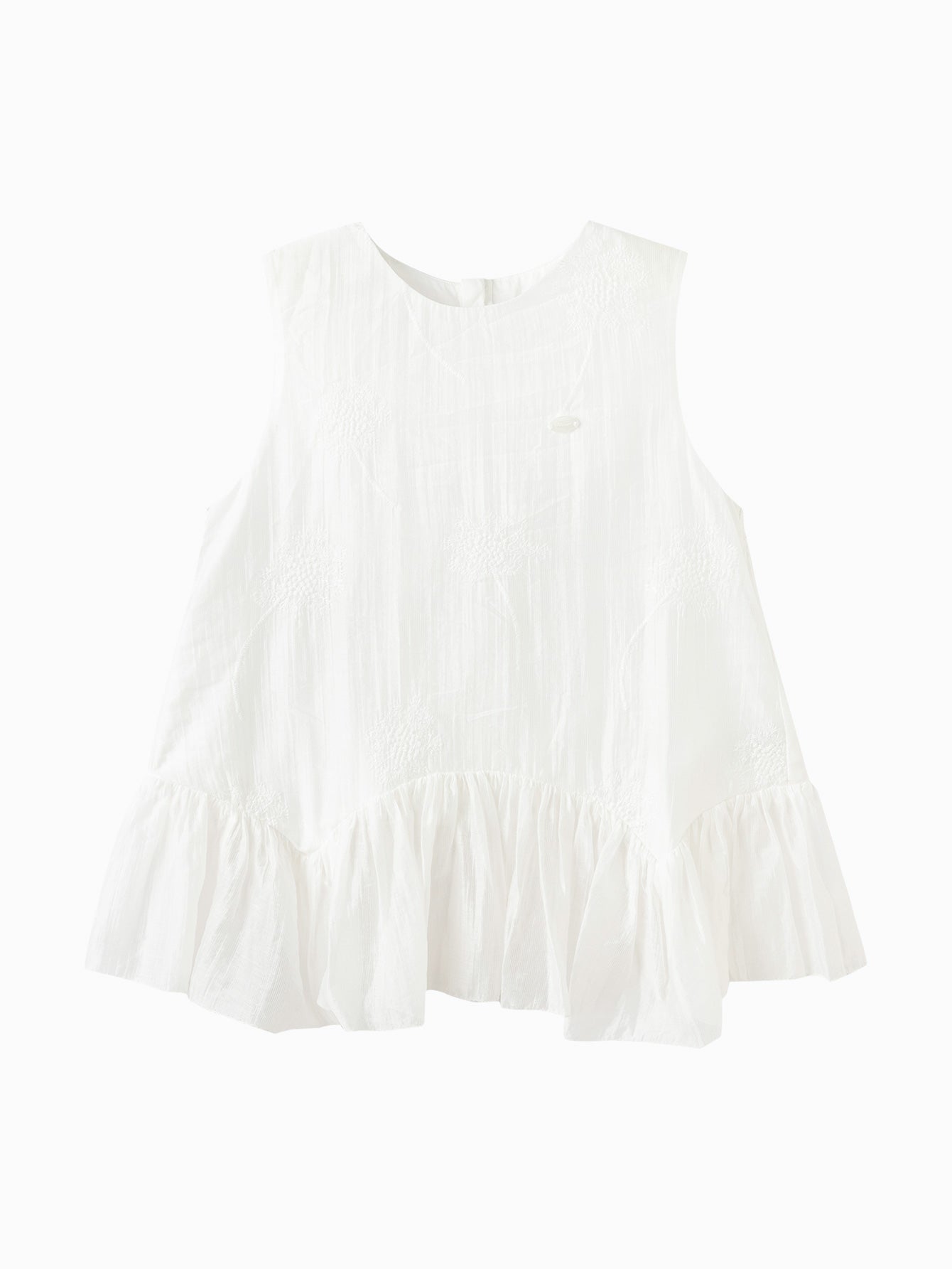 Balabala Girls Ruffle Dress White,Red