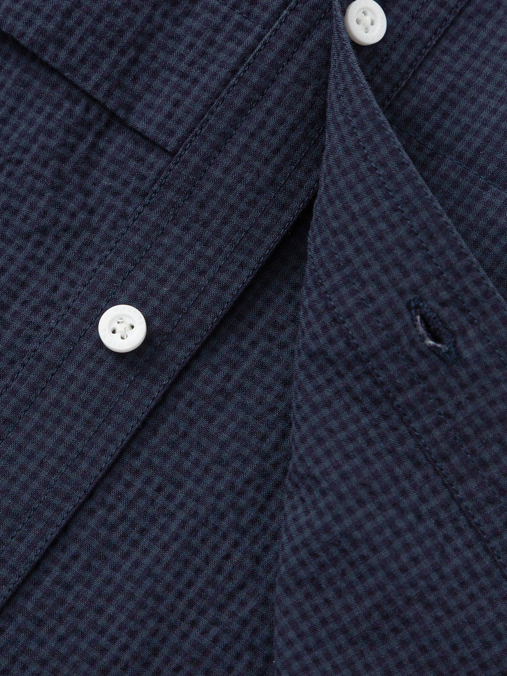 Balabala Boys Textured Shirt and Shorts Set Dark Blue