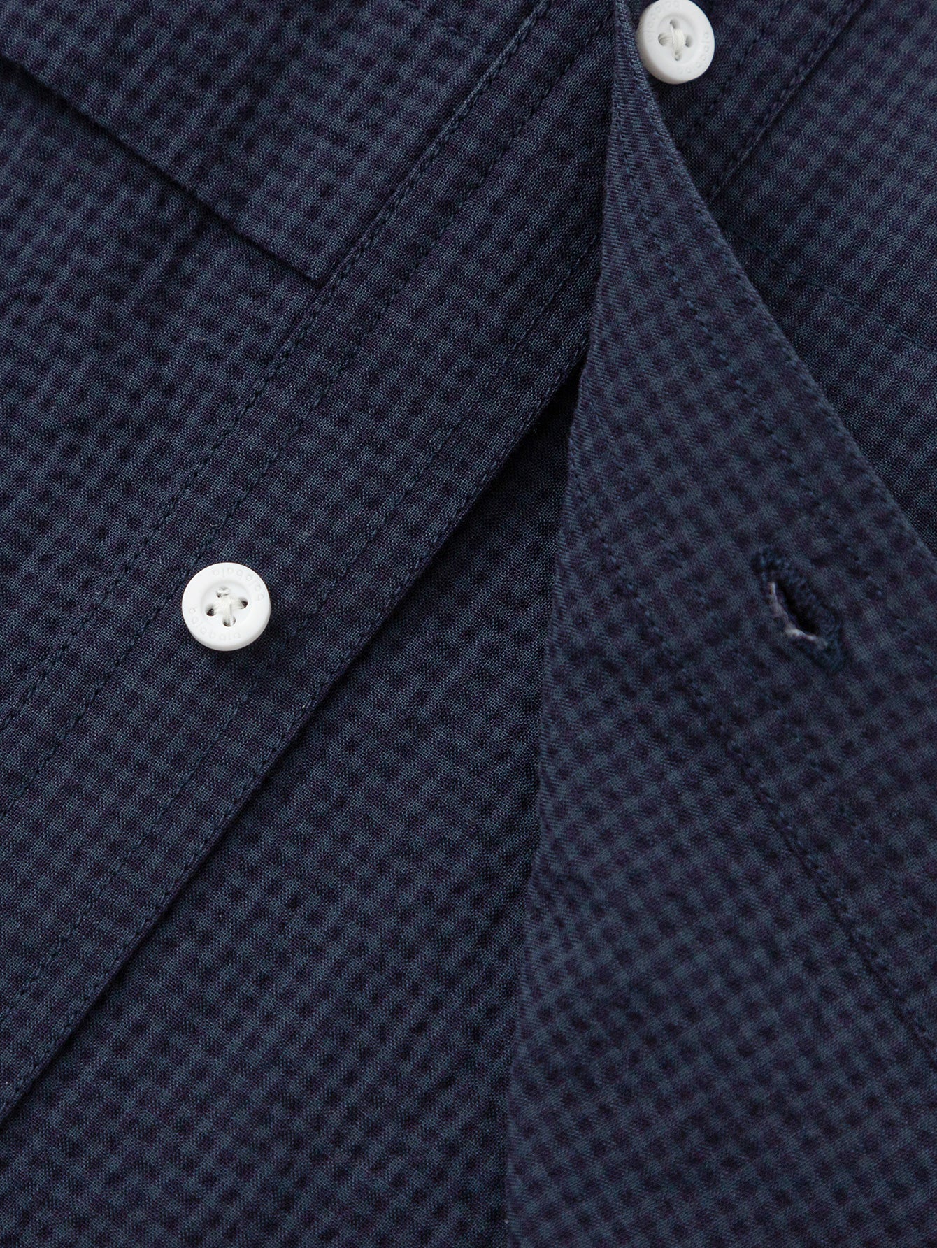 Balabala Boys Textured Shirt and Shorts Set Dark Blue