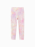 Balabala Girls Tie Dye Leggings Red,Black