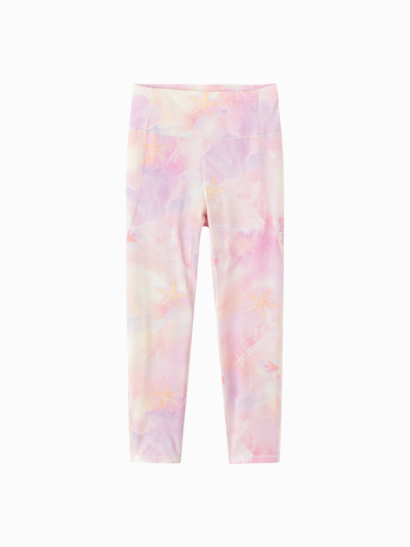 Balabala Girls Tie Dye Leggings Red,Black