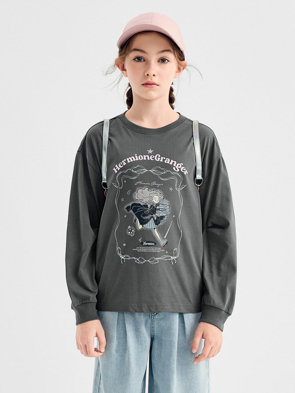 Balabala Long Sleeve T-Shirt Pink