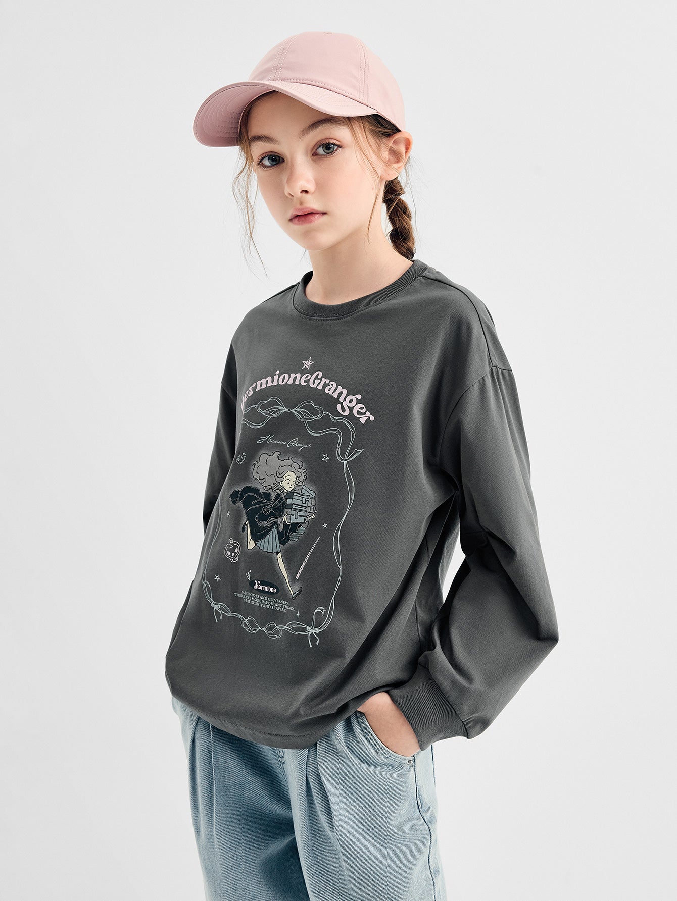 Balabala Long Sleeve T-Shirt Pink