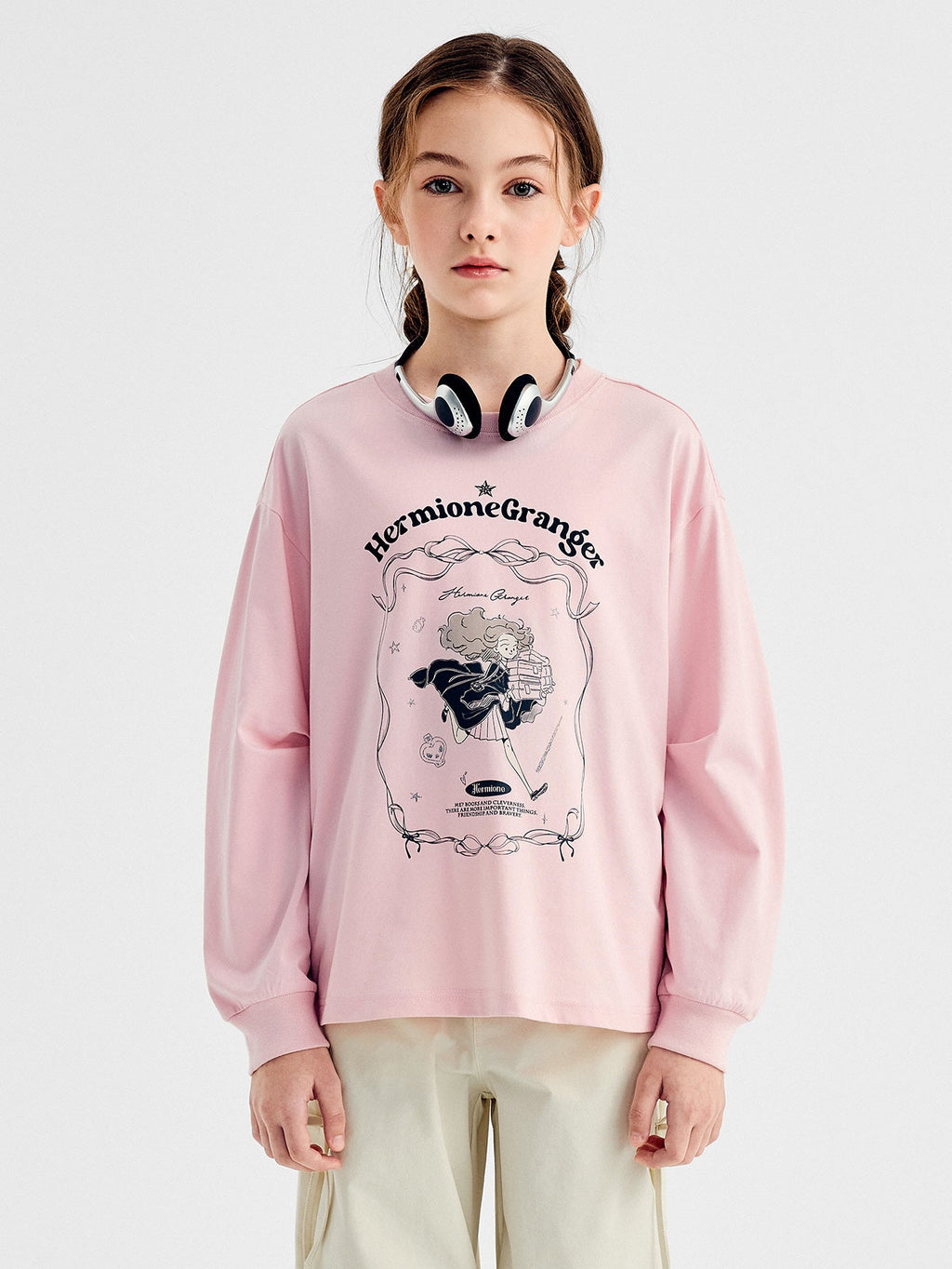 Balabala Long Sleeve T-Shirt Pink
