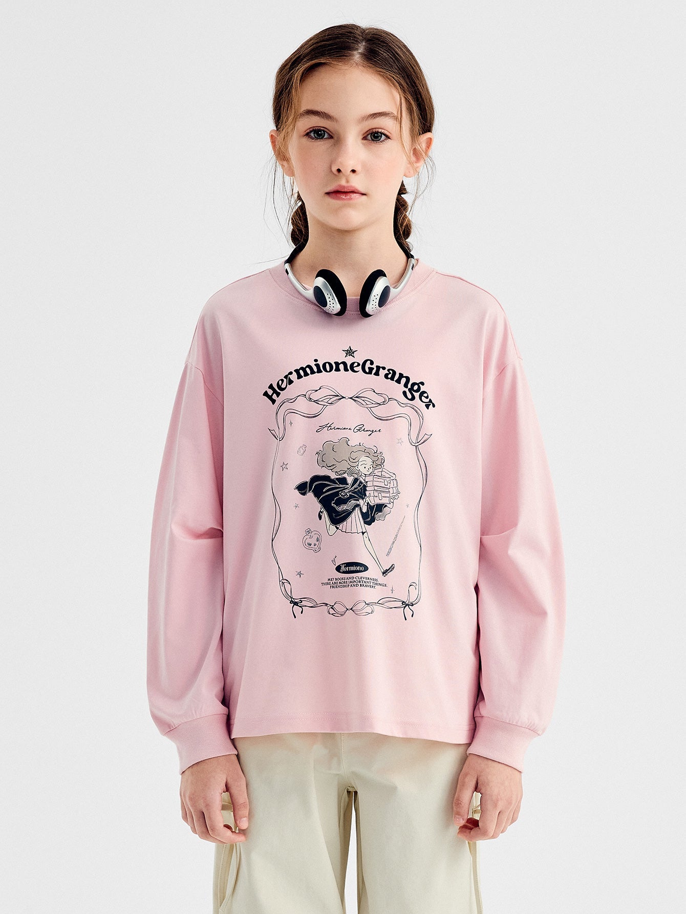 Balabala Long Sleeve T-Shirt Pink