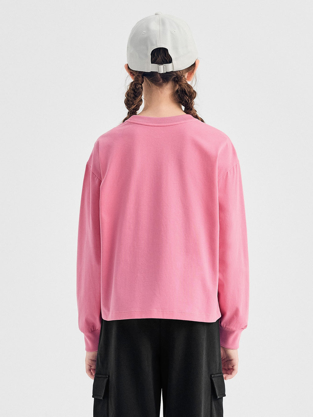 Balabala Long Sleeve T-Shirt White, Pink, Black