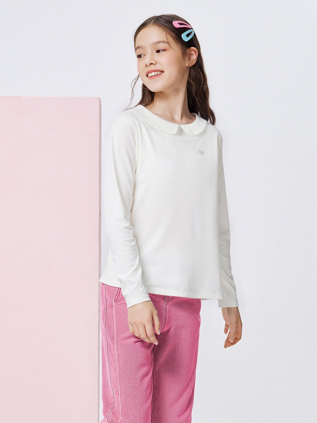 Balabala Long Sleeve T-Shirt White