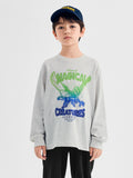 Balabala Long Sleeve T-Shirt Light Gray