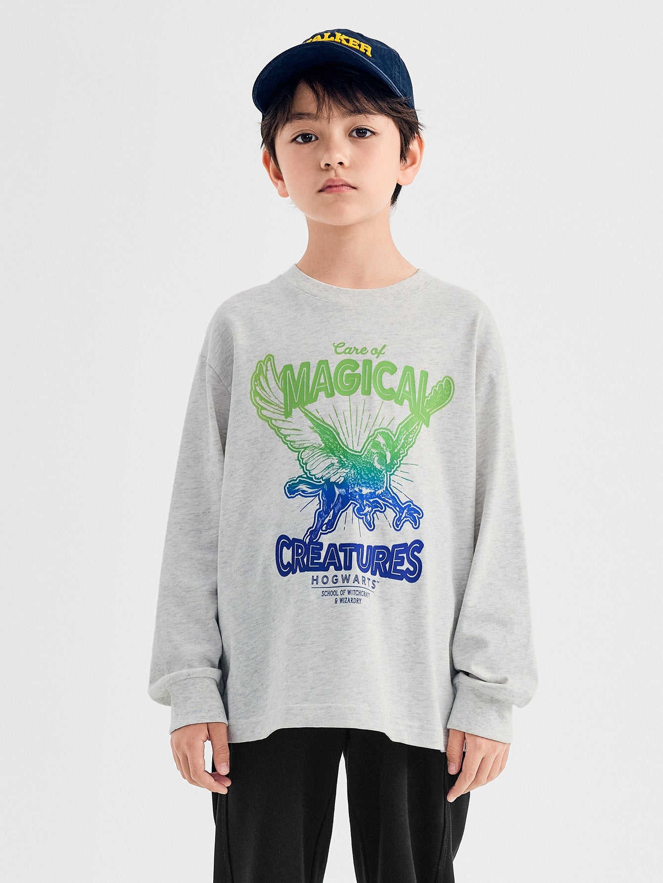 Balabala Long Sleeve T-Shirt Light Gray