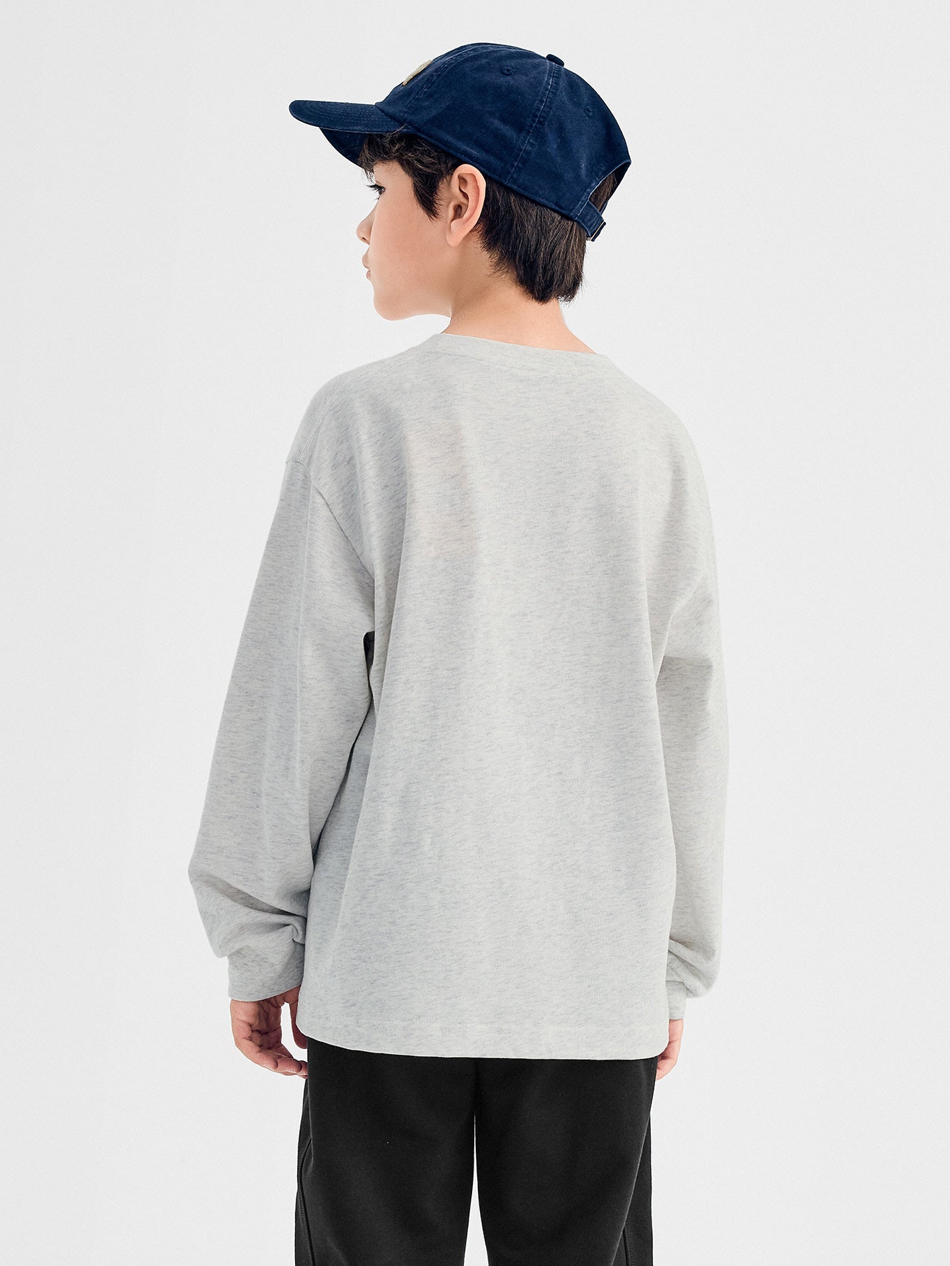 Balabala Long Sleeve T-Shirt Light Gray