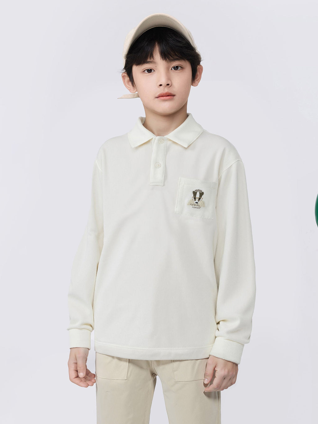Balabala Long Sleeve T-Shirt Cream