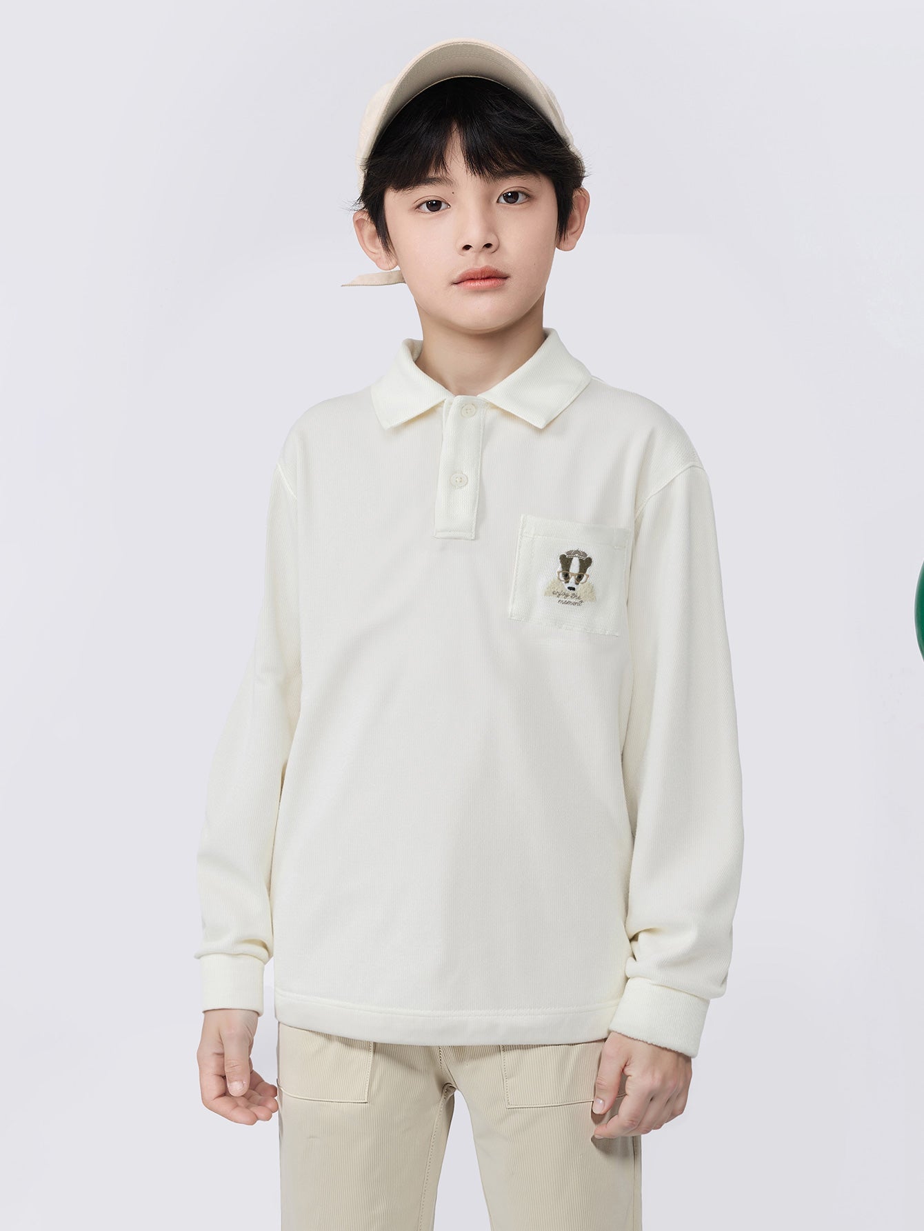 Balabala Long Sleeve T-Shirt Cream