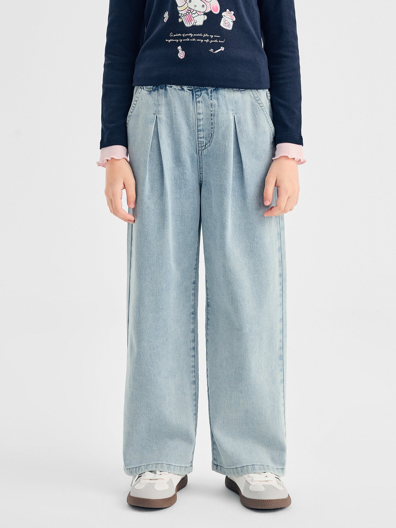 Balabala Pants Light Wash Denim