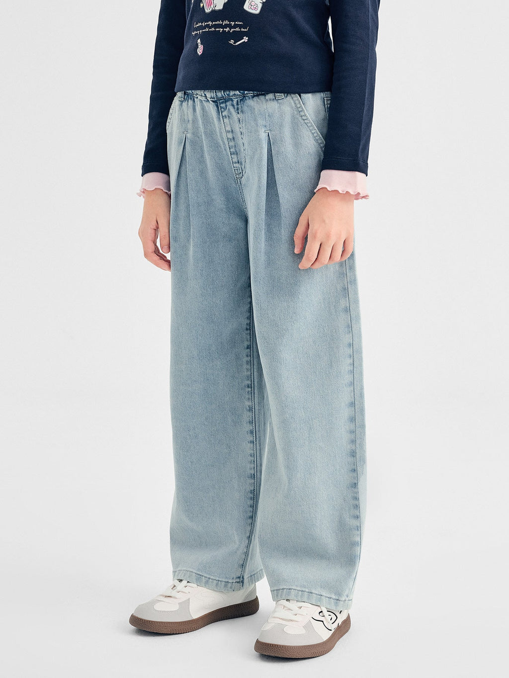 Balabala Pants Light Wash Denim