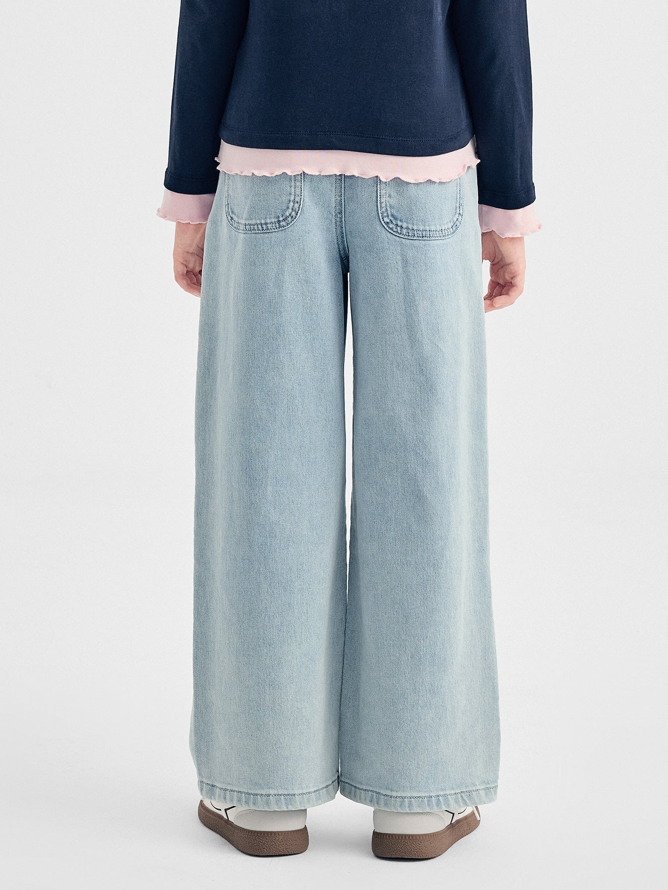 Balabala Pants Light Wash Denim