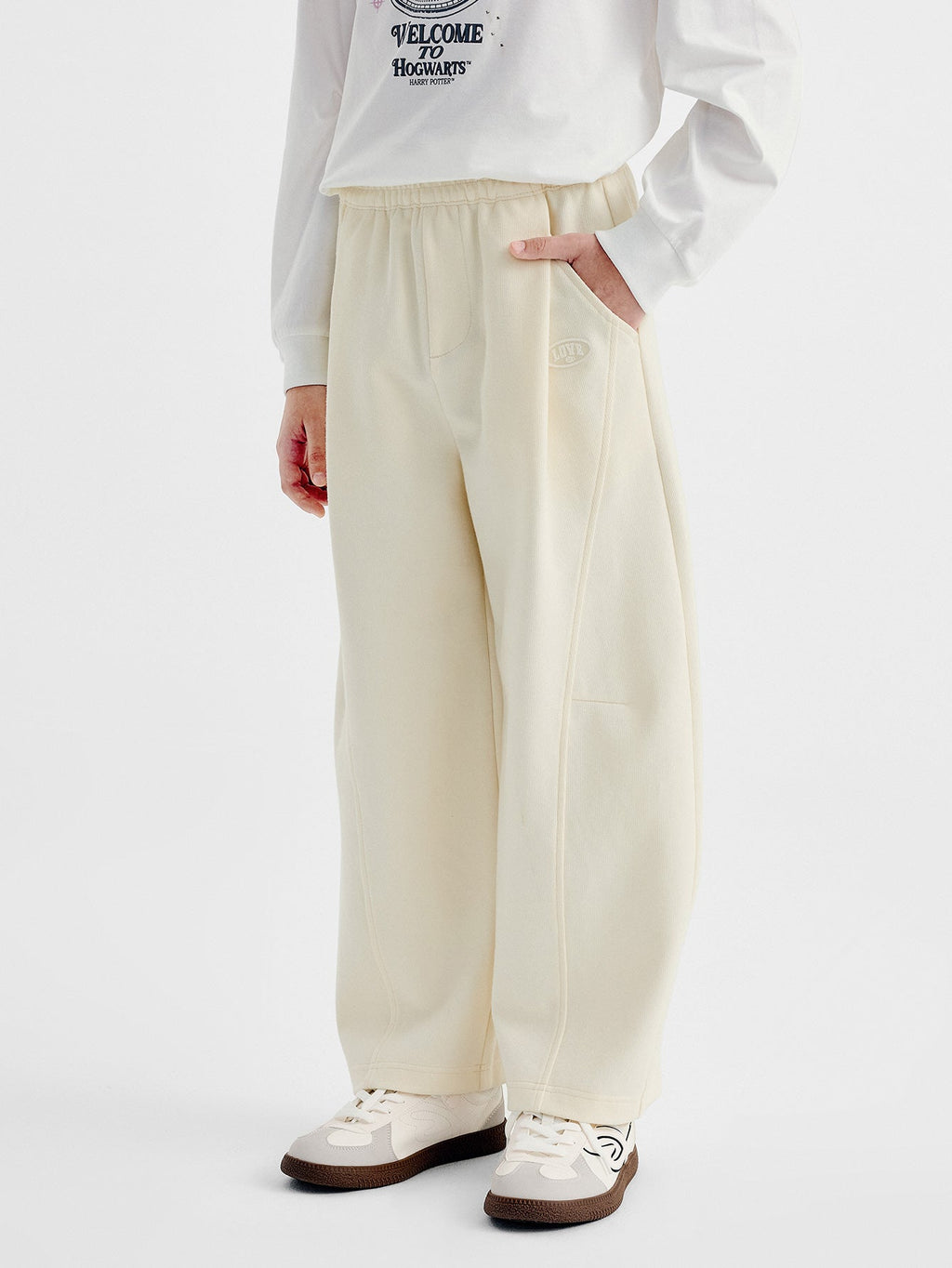 Balabala Pants Khaki | Off-White