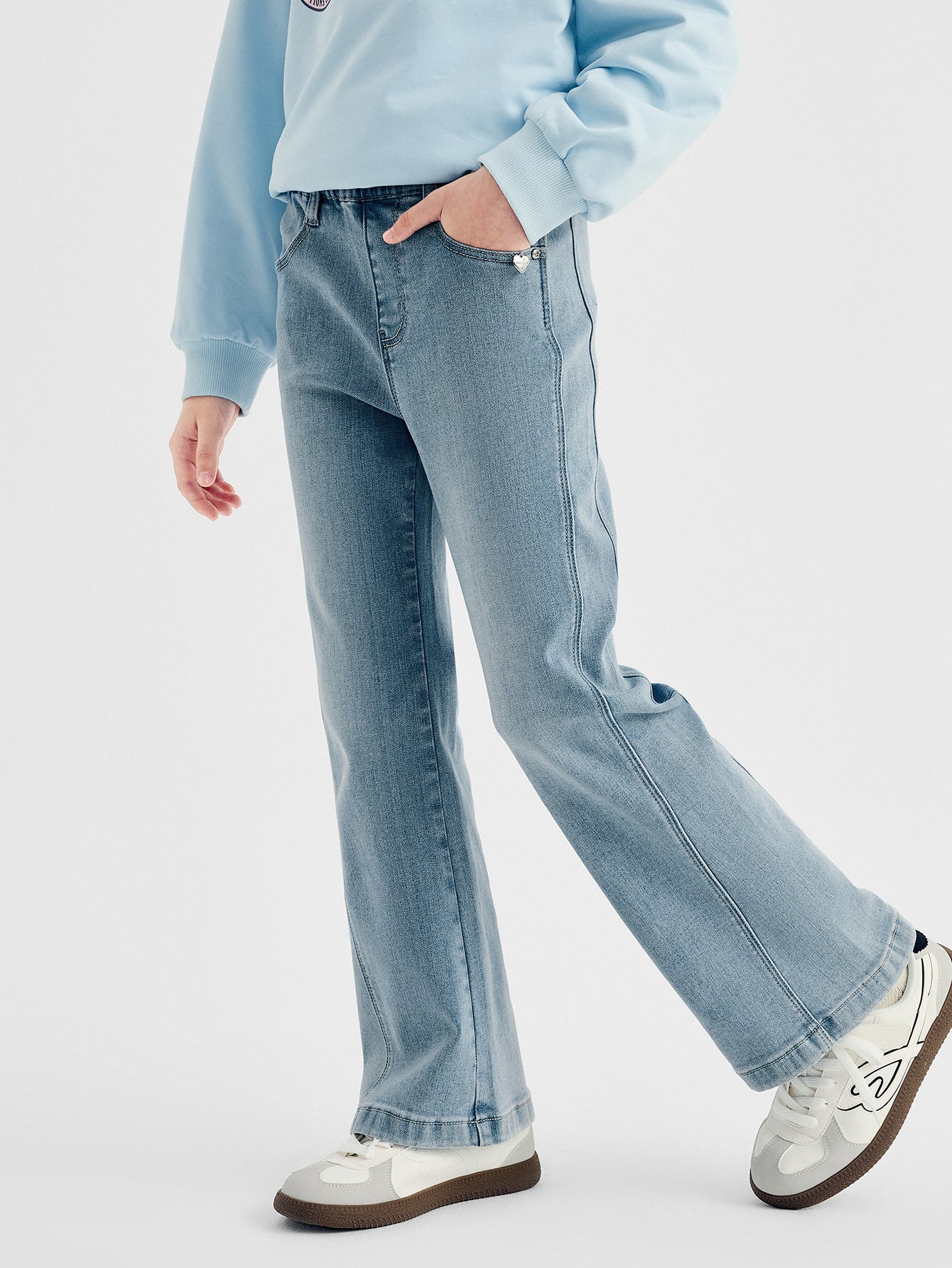 Balabala Pants Light Blue Denim