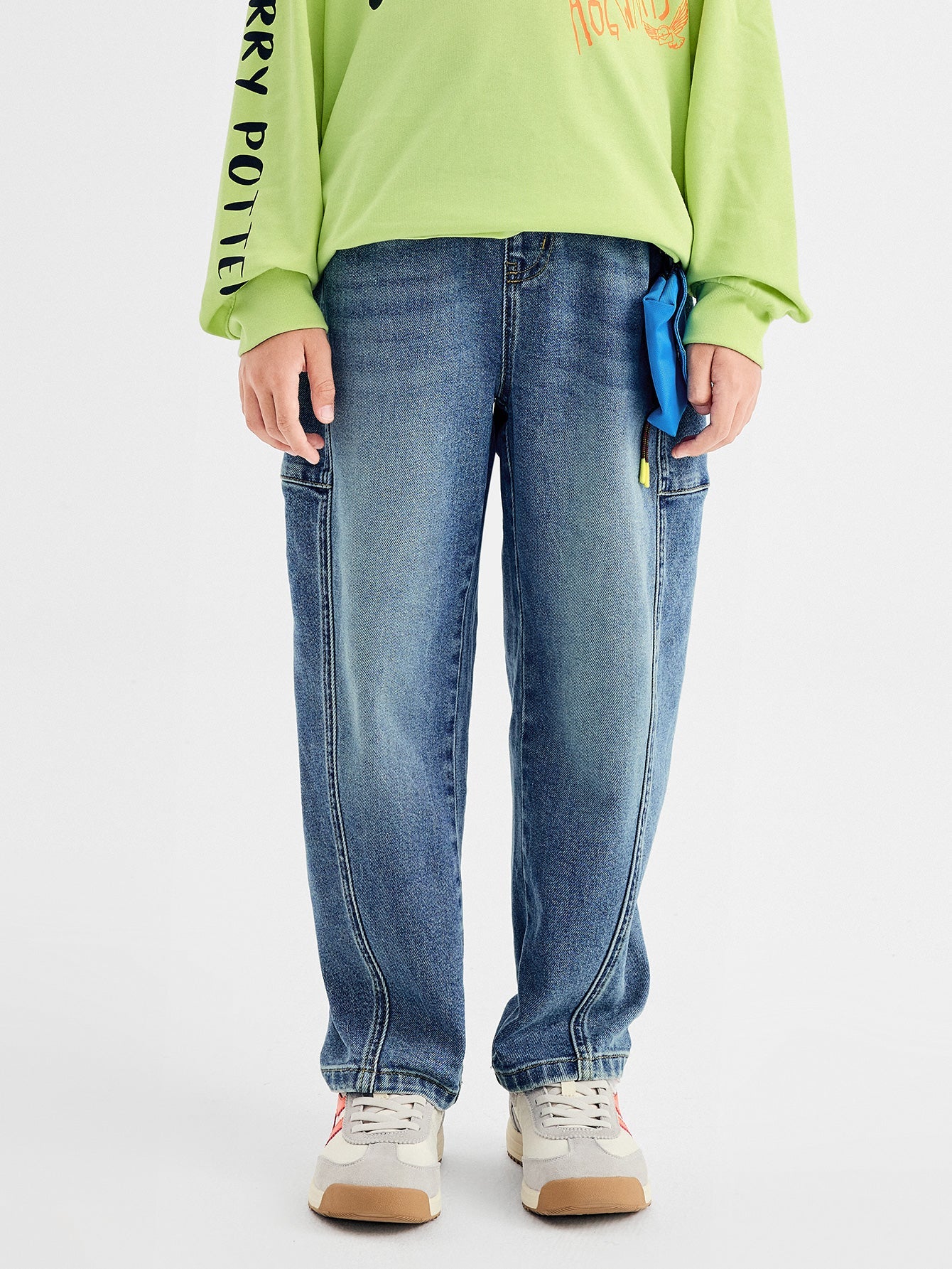 Balabala Pants Blue Denim