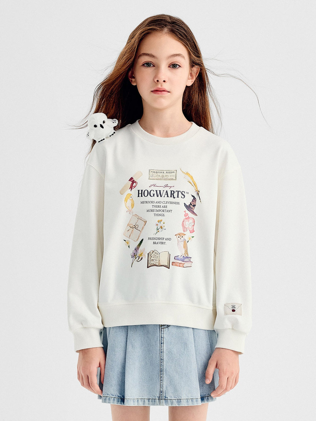 Balabala Hoodie Light Blue, Navy Blue, Off-White