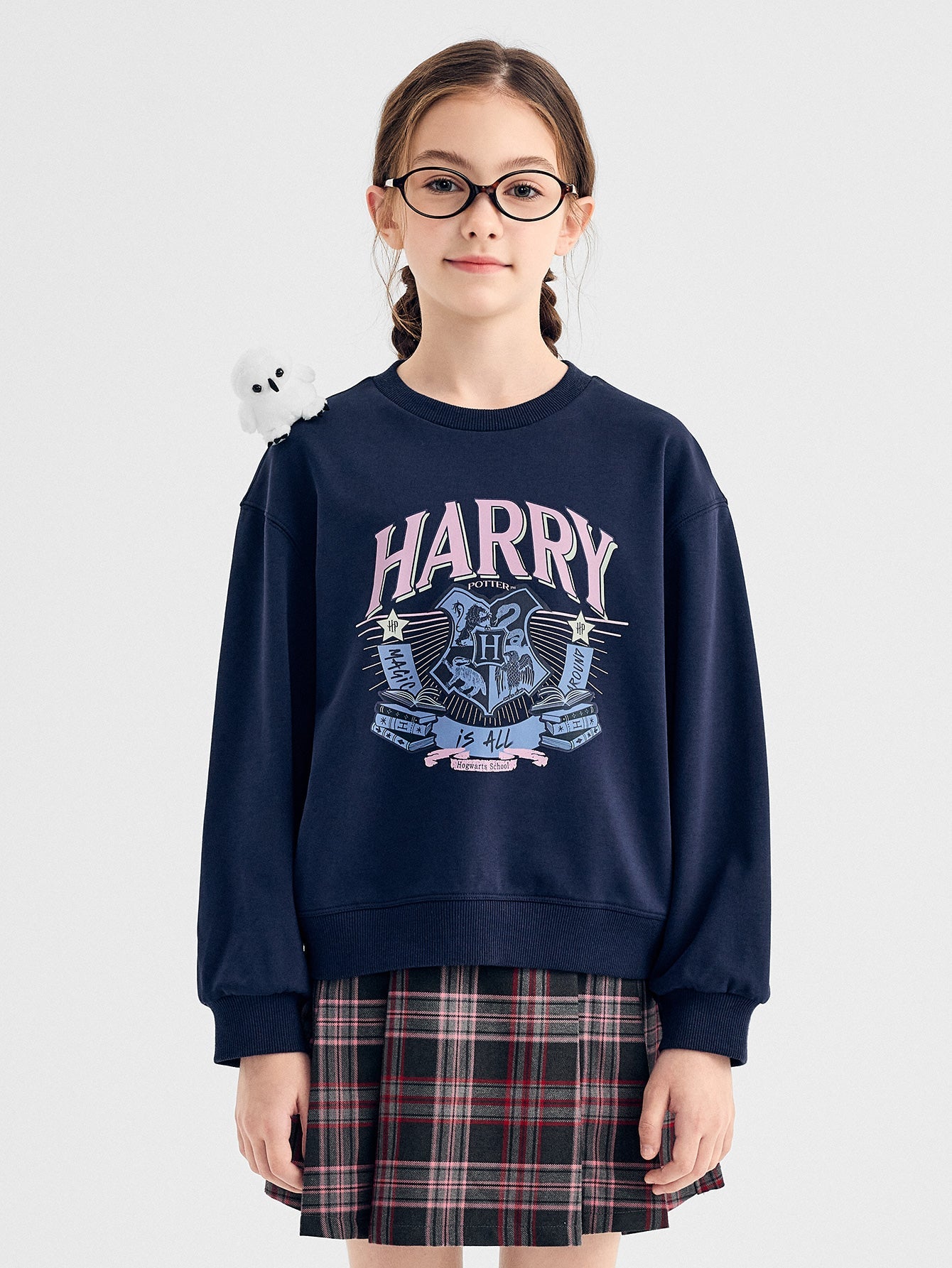 Balabala Hoodie Light Blue, Navy Blue, Off-White