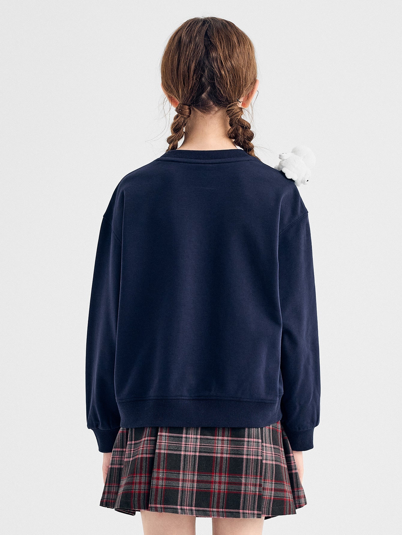 Balabala Hoodie Light Blue, Navy Blue, Off-White