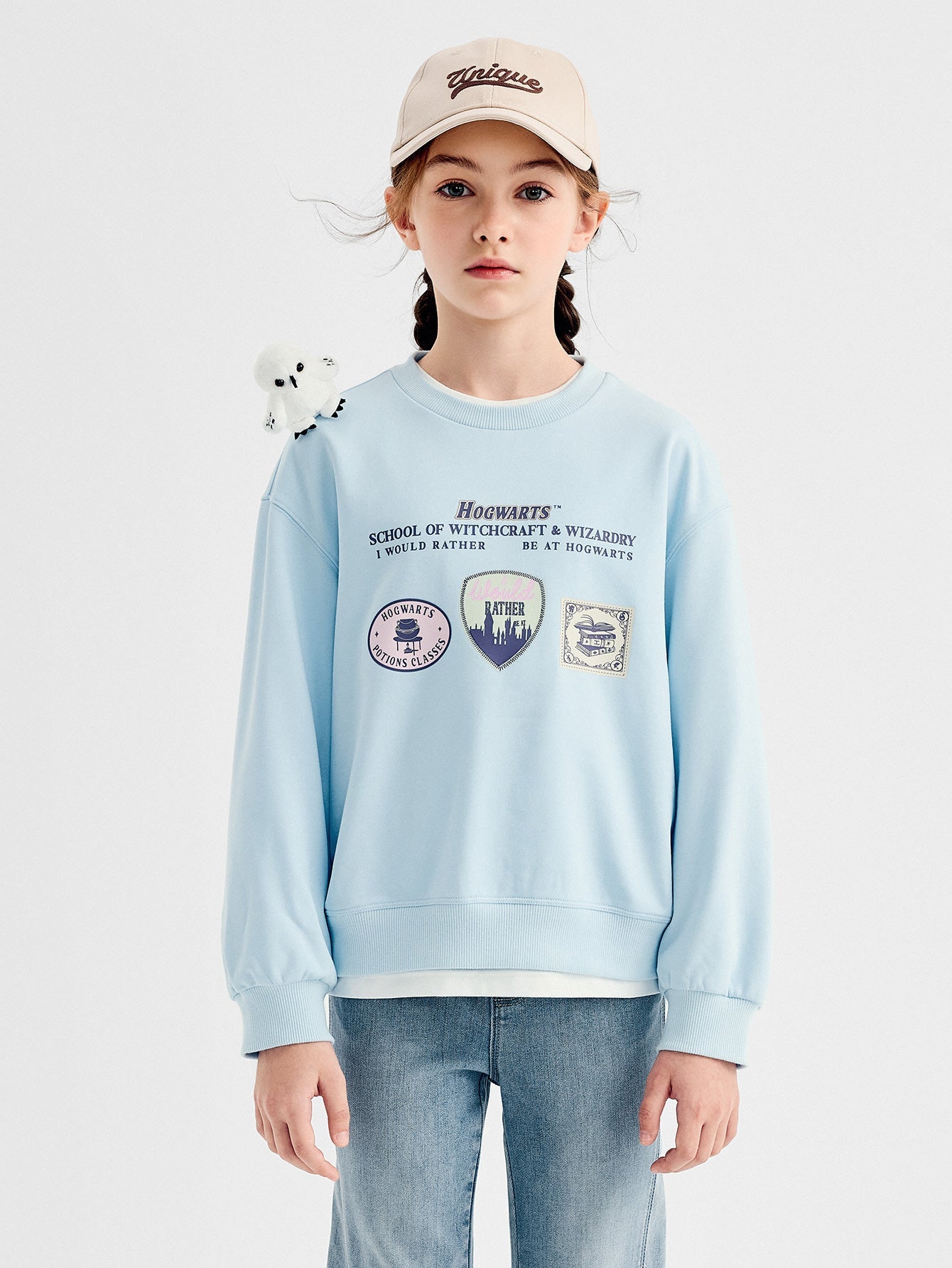 Balabala Hoodie Light Blue, Navy Blue, Off-White