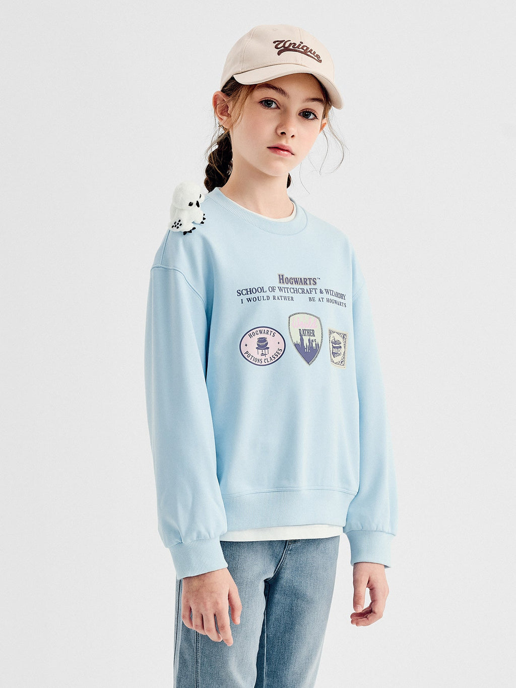 Balabala Hoodie Light Blue, Navy Blue, Off-White