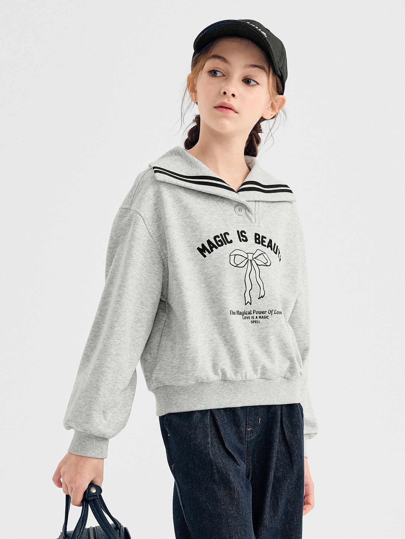 Balabala Hoodie Light Gray