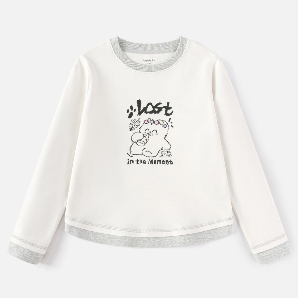 Balabala Long Sleeve T-Shirt Pink