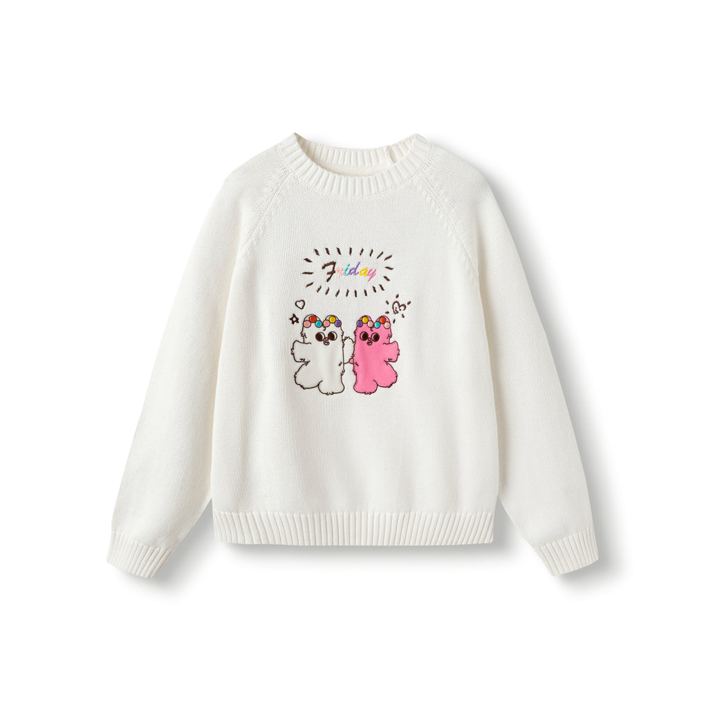 Balabala Sweater Beige Knit