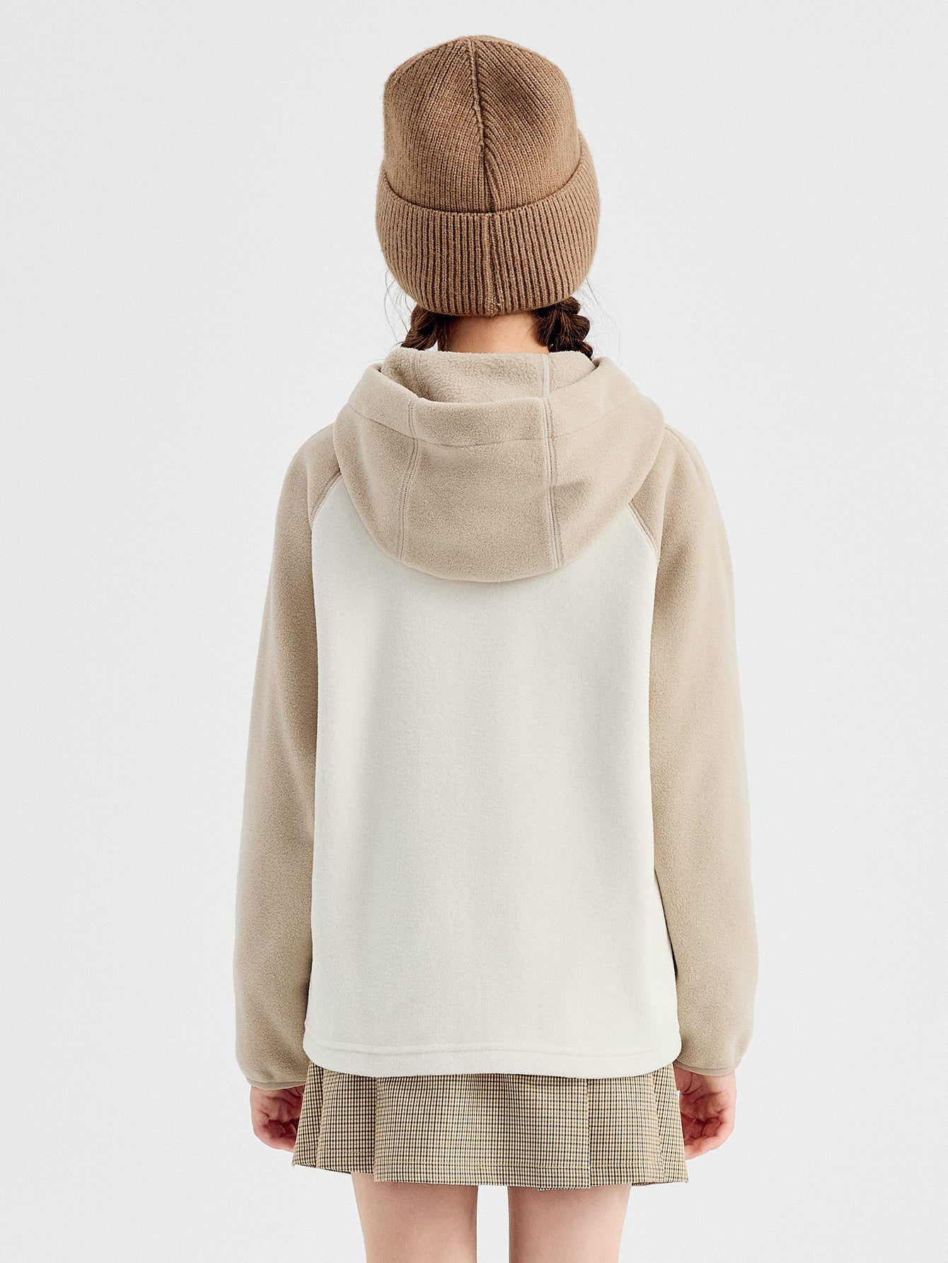 Balabala Hoodie Black And Grey Fleece