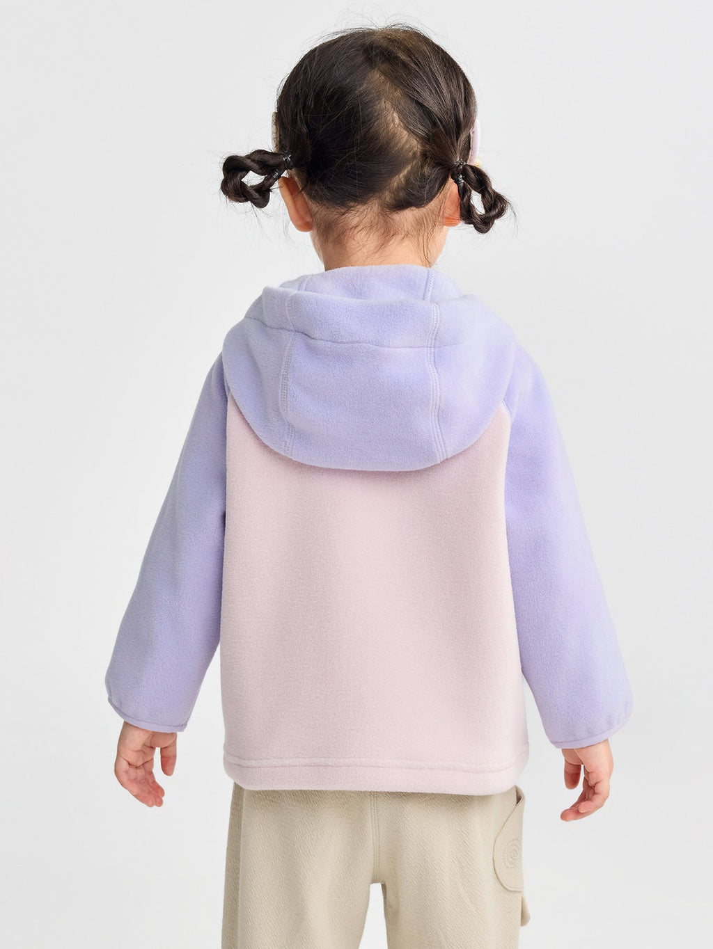 Balabala Hoodie Black And Grey Fleece