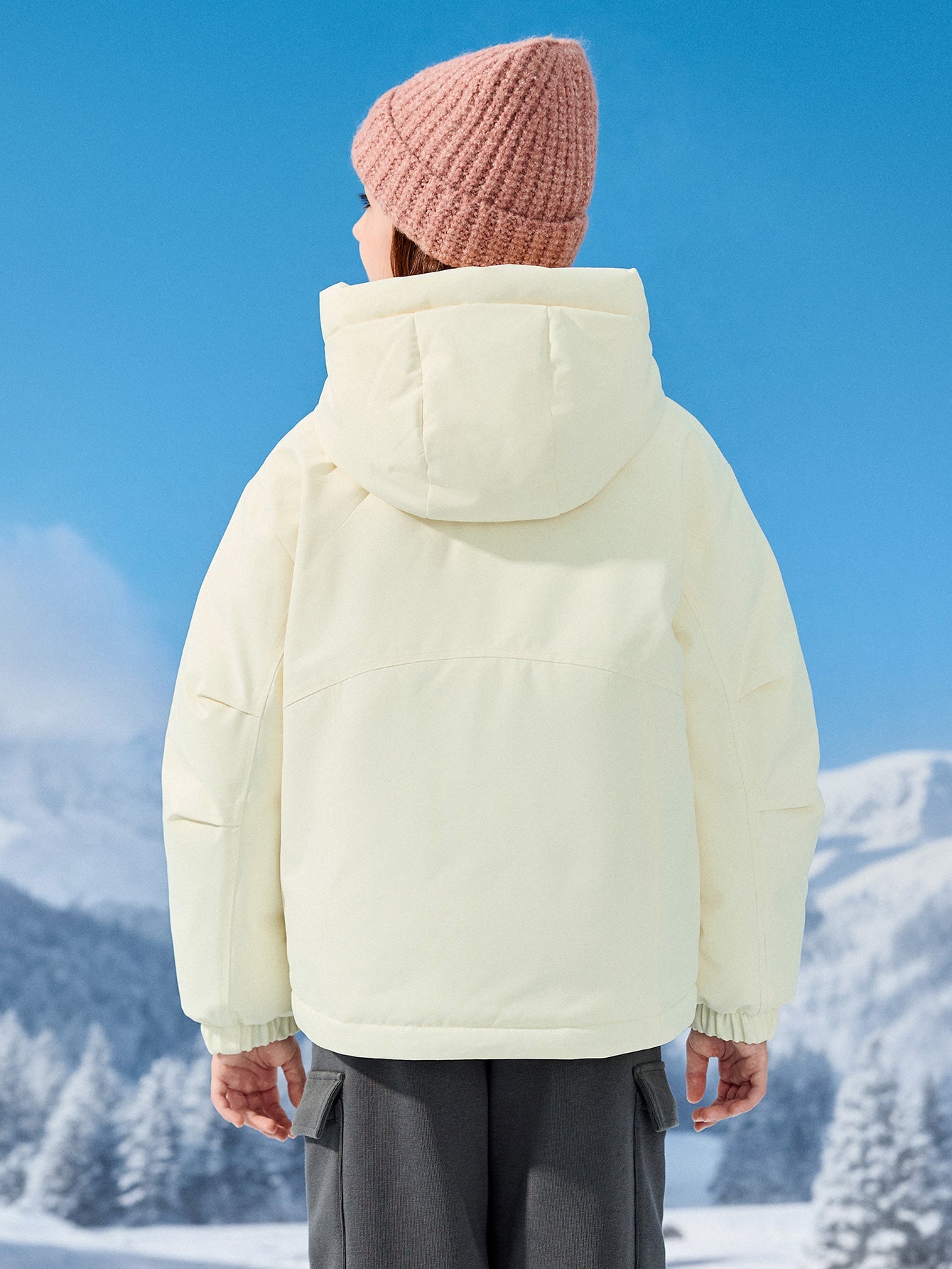 Balabala Coat Cream Or Pink