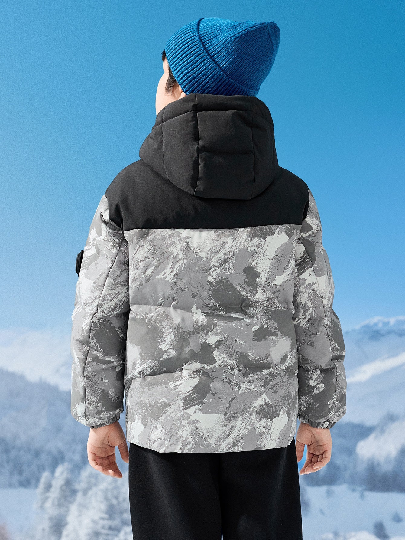 Balabala Coat Red And Black, Gray And Black