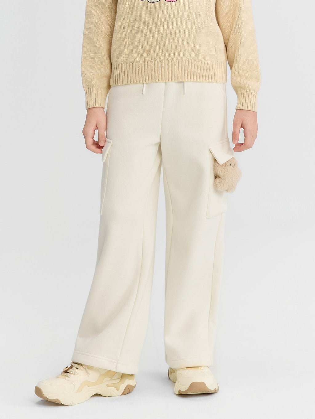 Balabala Pants Pink | Grey | Cream