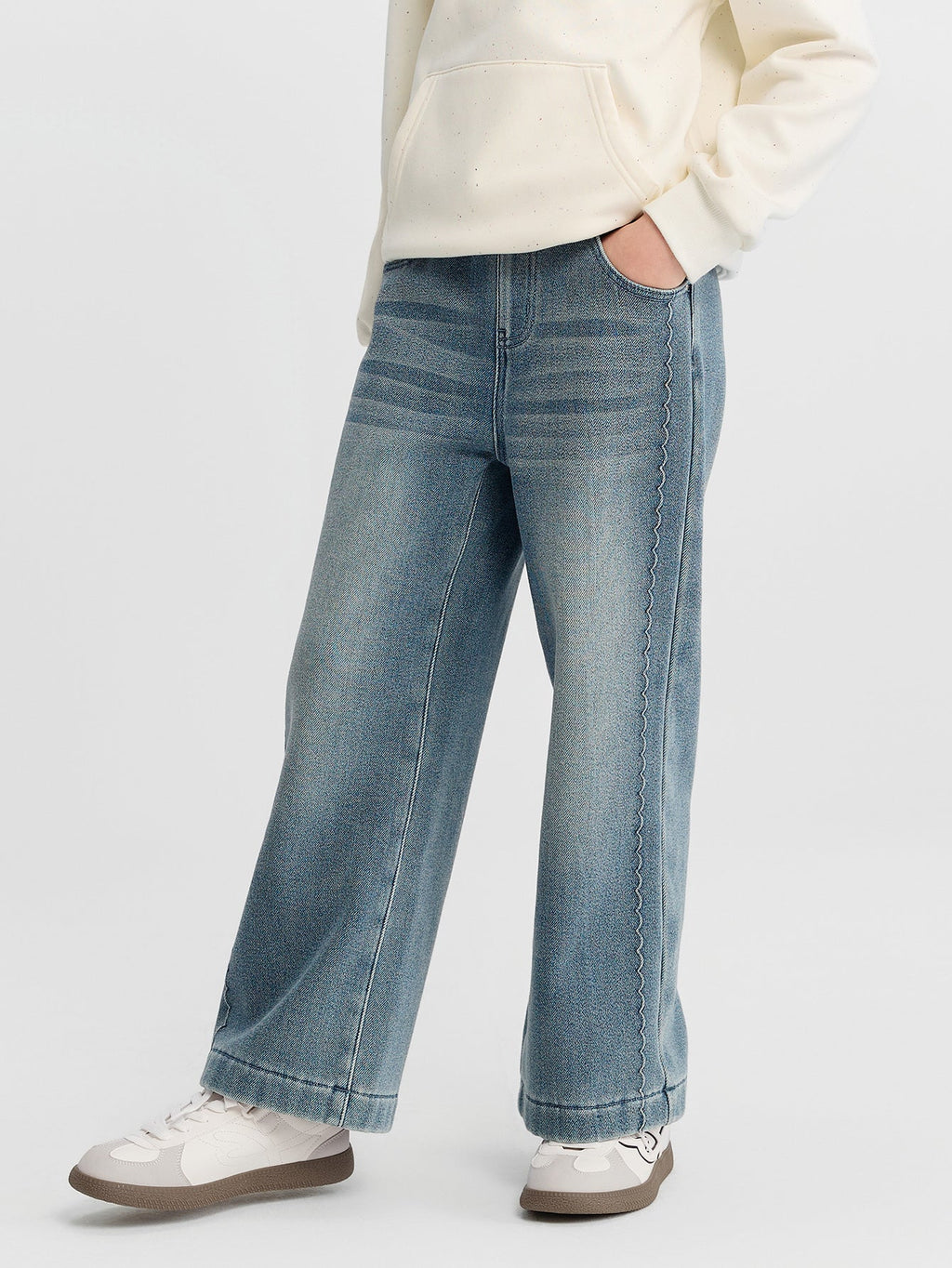 Balabala Pants Light Wash Denim