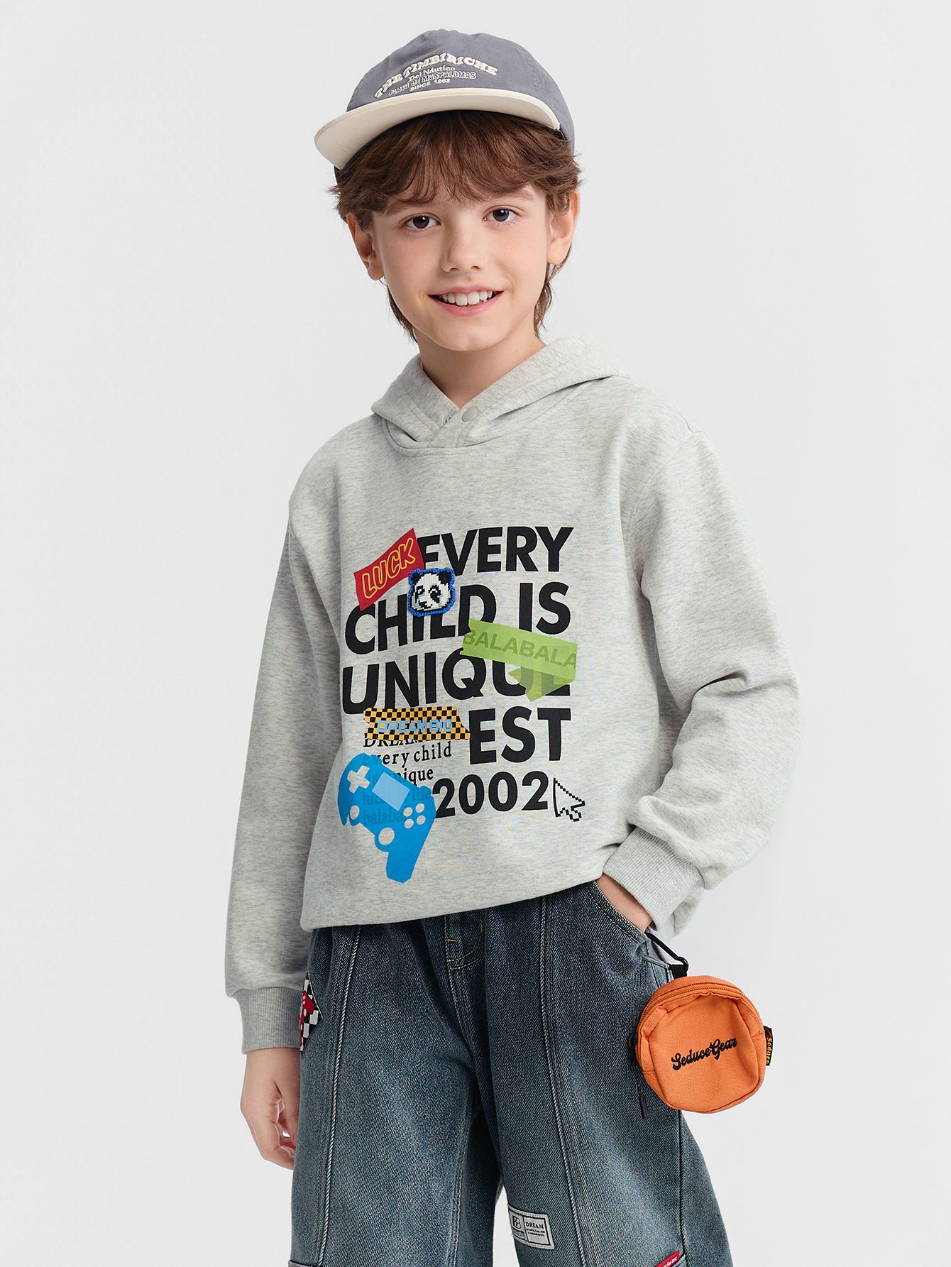 Balabala Hoodie Light Gray