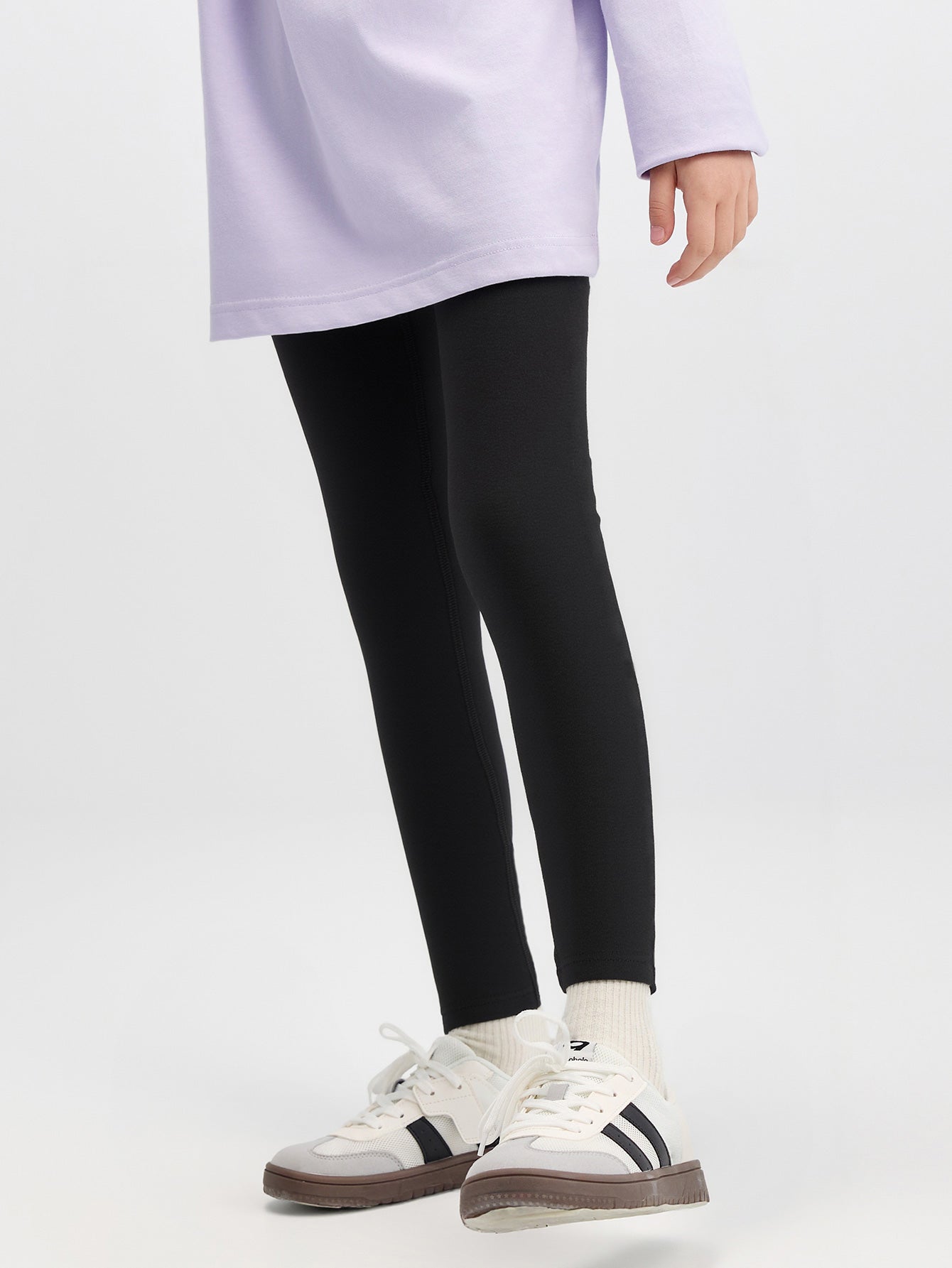 Balabala Leggings Black, Grey, Cotton Blend