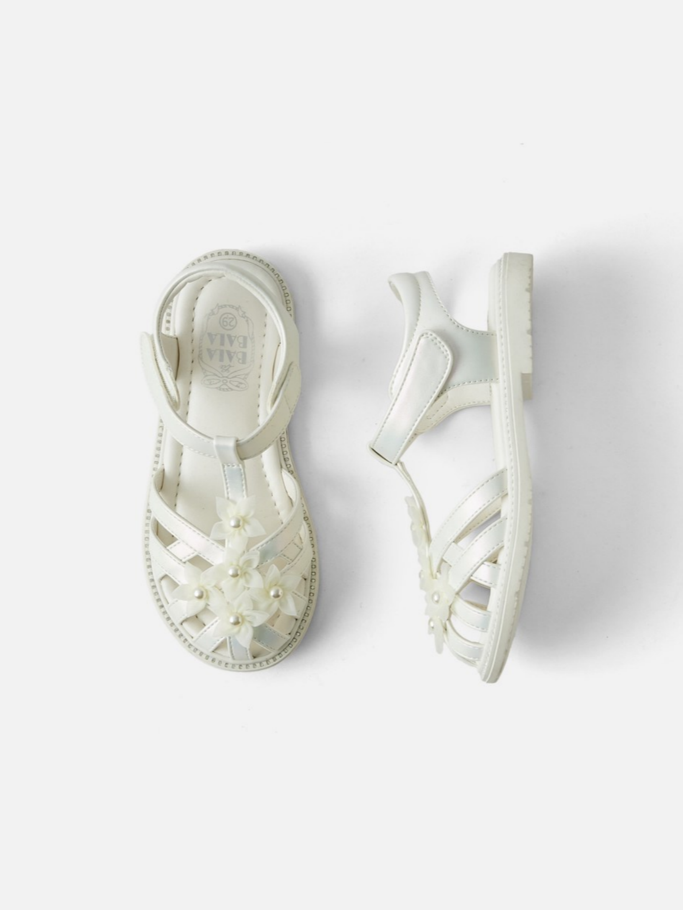 Balabala Girls Jelly Sandals White