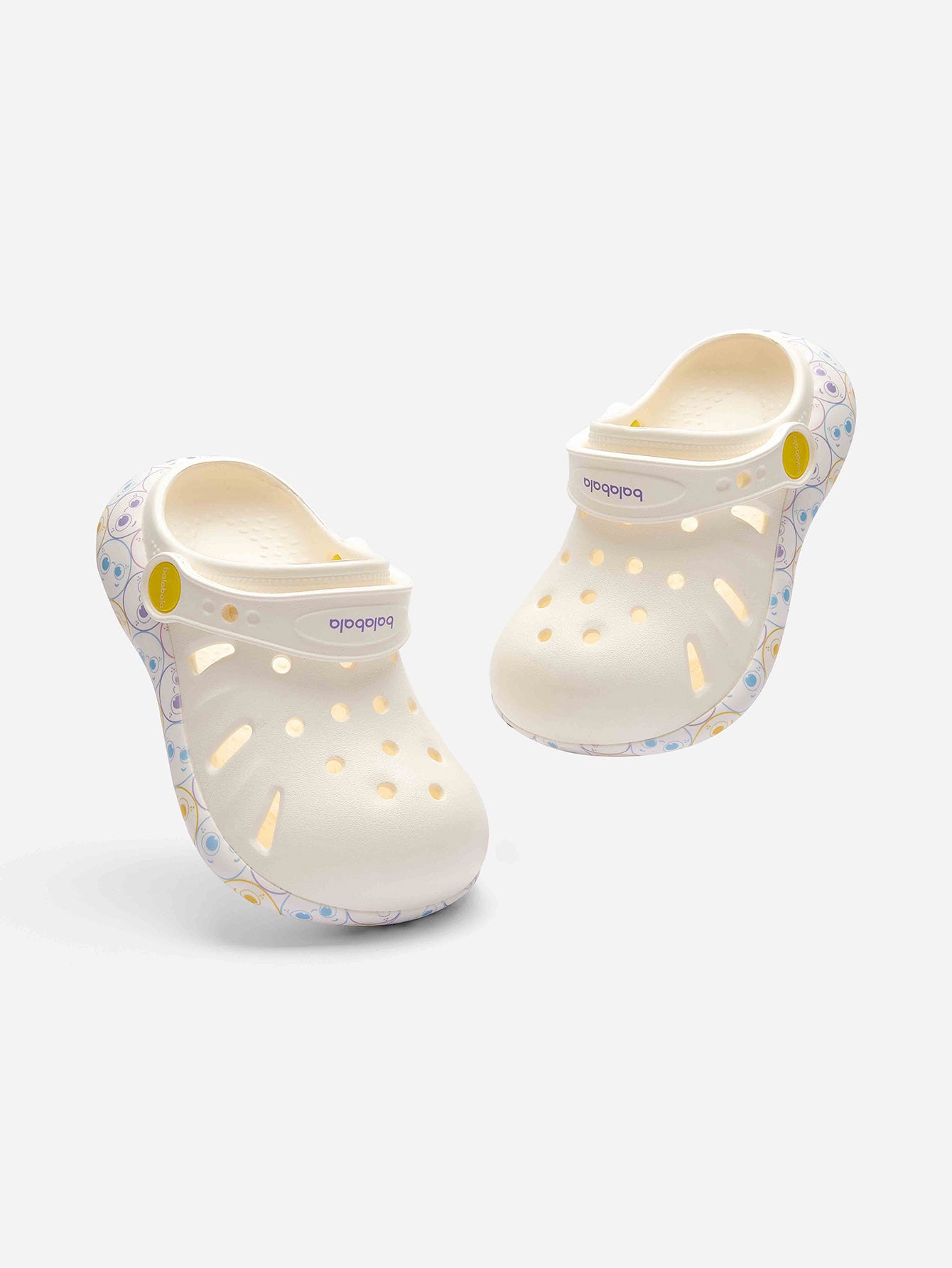Balabala Girls Cartoon Clogs Yellow
