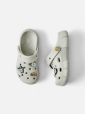 Balabala Kids Cartoon Clogs White